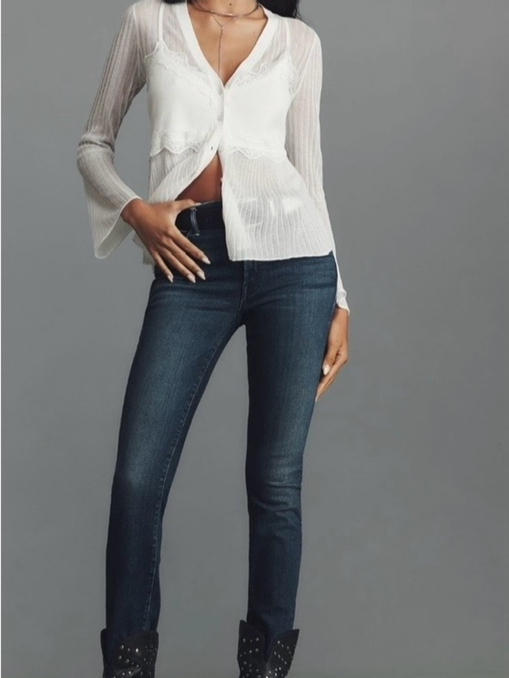 Anthropologie sheer lace twofer top-New with tag! - Picture 3 of 9